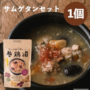 博淑屋 参鶏湯キット 1個 サムゲタン サムゲタンキット キット 薬膳スープ 参鶏湯 サンゲタン 薬膳サムゲタンキット 薬膳 スープ パウチ 