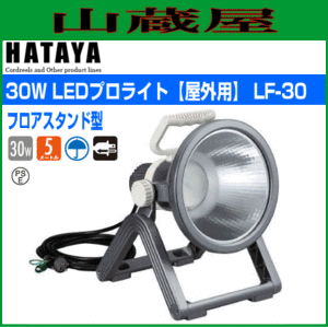 ハタヤリミテッド [HATAYA]  30W LEDプロライト[屋外用] LF-30 フロアスタンド型