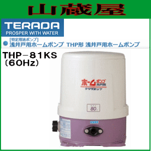寺田ポンプ 浅井戸用ホームポンプ THP-81KS(60Hz)