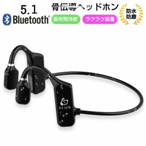 骨伝導イヤホン Bluetooth5.1 ブルートゥースイヤホン スポーツ向け Hi-Fi 超軽量 耳掛け式 両耳通話 IPX4防水 自動ペアリング 送料無料