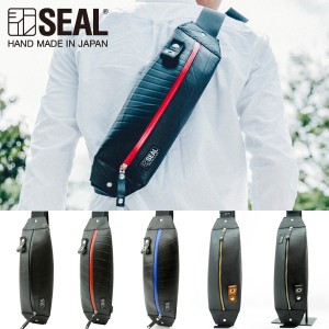 ボディバッグ メンズ ウォータープルーフ ショルダーバッグ SEAL シール ブランド 防水 耐水 ボディバッグ 廃タイヤ 日本製 黒 プレゼン