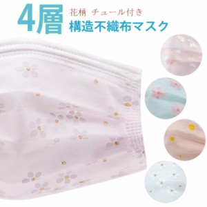 【送料無料 沖縄・離島除く】マスク 全20色 50枚セット マスク マスク レース 不織布 使い捨てマスク 大人用 プリントマスク mask