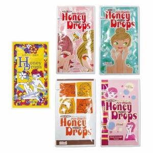 ◆(メール便(日本郵便))(パウチローション)ハニードロップス(honeyDrops) ボディーローション 20ml x3枚セット(5パターンから組み合わせ