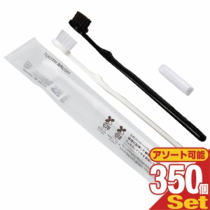 (あす着) (ホテルアメニティ)(使い捨て歯ブラシ)(個包装タイプ)業務用 日本製 使い捨てハブラシセット チューブ歯磨き粉(3g)付き x350本