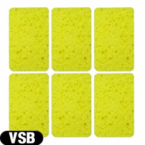 (あす着)(ネコポス)(干渉･吸引･低周波用スポンジ)平型スポンジ(湿性導子用) VSB(S-B) スポンジ (75x47x8mm) x 6枚セット (送料無料)