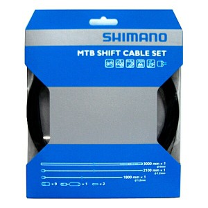 シマノ MTB SUS シフトケーブル2本セット ブラック