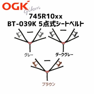 OGK技研 745R10xx BT-039K 5点式シートベルト 補修 交換用 自転車 チャイルドシート部品 RBC-009DX3 Ver.B適合