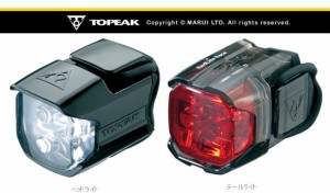 TOPEAK トピーク ホワイトライト レース & レッドライト レース コンボ