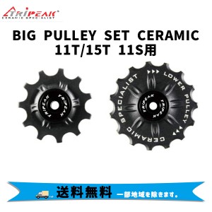 TRiPEAK  トライピーク プーリー セラミックバリング  BIG PULLEY SET CERAMIC 11T/15T 11S用  自転車 送料無料 一部地域を除きます