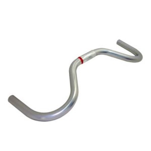 NITTO 日東 RM-016 515mm ハンドルバー シルバー 自転車 送料無料 一部地域は除く