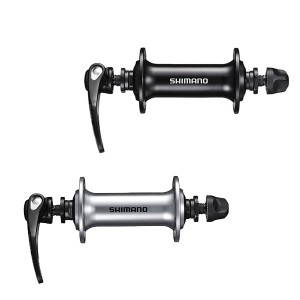 SHIMANO シマノ TIAGRA ティアグラ HB-RS400 フロントハブ シルバー ブラック 自転車 送料無料 一部地域は除く