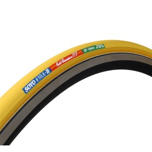 SOYO TYRE ソーヨー タイヤ 30A-3 ゴールドチャンピオン 18.0mm YEL 自転車 送料無料 一部地域は除く