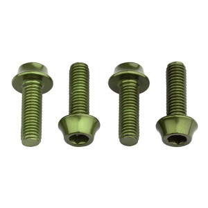 Wolf Tooth ウルフトゥース Water Bottle Cage Bolts Olive ボトルケージ ボルト オリーブ 4pcs 自転車 ゆうパケット/ネコポス送料無料