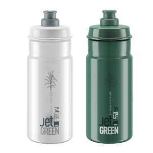 ELITE エリート JET GREEN BIO BASED ボトル 550ml  自転車 送料無料 一部地域は除く