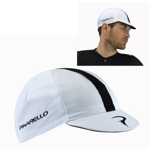 PINARELLO ピナレロ CYCLING CAP サイクリングキャップ ホワイト-ブラック APM014C02 自転車 送料無料 一部地域は除く