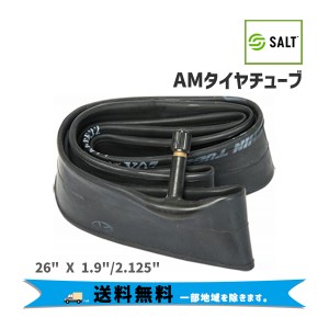 SALT ソルト AMタイヤチューブ 26 × 1.9/2.125 AV 米式 ブラック 26インチ チューブ 自転車 送料無料 一部地域は除く