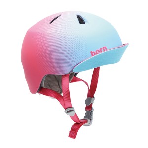 BERN バーン NINA ニーナ SATIN PEACH SUNRISE GRADIENT サテンピーチサンライズグラディエント ヘルメット 国内正規品 自転車 送料無料 