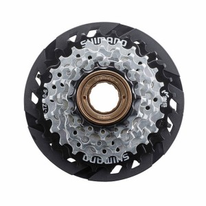 SHIMANO シマノ マルチプルフリーホイル MF-TZ510 6S 14-28T  EMFTZ5106428CP スポークプロテクター付 カセットスプロケット 自転車 送料