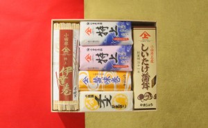 かまぼこ 小田原 山上 蒲鉾 特上蒲鉾 紅白 各1本 しいたけ かまぼこ 1本 姫 黄味巻 1本 チーズ かまぼこ 1本 特上 伊達巻 1本 創業明治十