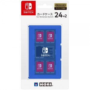 【新品】【NSHD】カードケース24+2 for Nintendo Switch ブルー[お取寄せ品]