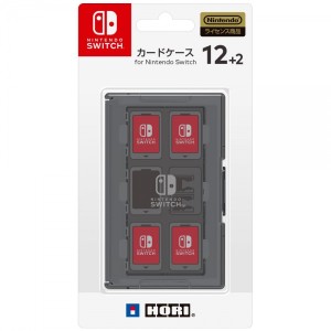 [メール便OK]【新品】【NSHD】カードケース12+2 for Nintendo Switch ブラック[在庫品]