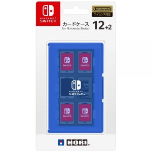 [メール便OK]【新品】【NSHD】カードケース12+2 for Nintendo Switch ブルー[在庫品]