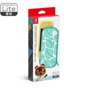 【新品】【NSHD】Nintendo Switch Liteキャリングケース あつまれ　どうぶつの森エディション　〜たぬきアロハ柄〜（画面保護シート付き