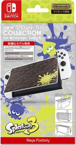 【新品】【NSHD】new フロントカバー COLLECTION for Nintendo Switch（有機ELモデル） (スプラトゥーン3)Type-B[お取寄せ品]