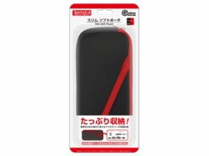 【新品】【NSHD】(Switch用)スリムソフトポーチ ラックレッド【有機EL/液晶】[お取寄せ品]