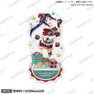 [メール便OK]【新品】【TTOY】ラブライブ！スクールアイドルフェスティバル きらりんアクリルスタンド Aqours クリスマスver. 松浦果南[