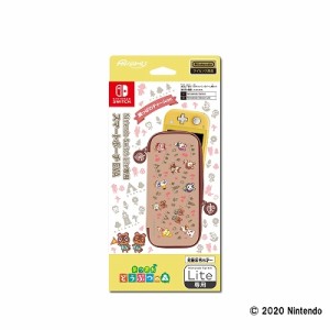 【新品】【NSHD】Nintendo Switch Lite専用スマートポーチEVA   あつまれ どうぶつの森 ラインアート[お取寄せ品]