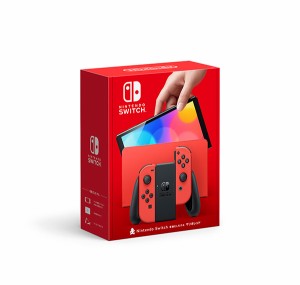 【即納可能】【新品】Nintendo Switch（有機ELモデル） マリオレッド【スイッチ本体】【1台あたり送料4200円〜】