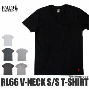 ラルフローレン Tシャツ 半袖 Vネック RL66 POLO Ralph Lauren ワンポイント 半袖Tシャツ  送料無料 【メール便配送】