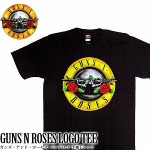 ガンズ・アンド・ローゼズ バンドTシャツ 半袖 BG-0016-BK BAND LOGO TEE 半袖Tシャツ 送料無料 【メール便配送】