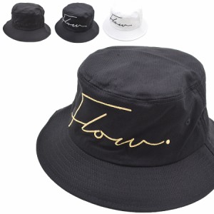 A/FLOW 刺繍 ツイル バケットハット 帽子 メンズ レディース KSH-236 おしゃれ ゴルフ スポーツ