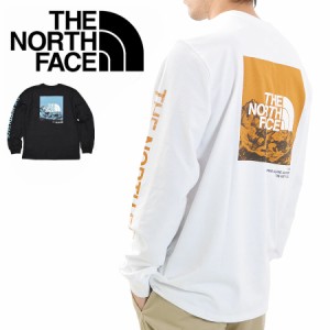 THE NORTH FACE ノースフェイス ロンT 長袖Tシャツ メンズ NF0A5GML バックロゴ 袖ロゴ プレイ Tシャツ 送料無料 【メール便配送】