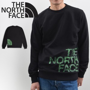 ノースフェイス トレーナー メンズ THE NORTH FACE ロゴ NF0A854A スウェット クルーネック 長袖 TNFBLACK JK3 カジュアル プルオーバー