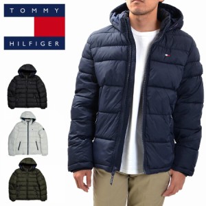 TOMMY HILFIGER トミーヒルフィガー 中綿 ダウンジャケット メンズ クラシック フード 無地 158AN508 アウター ブルゾン