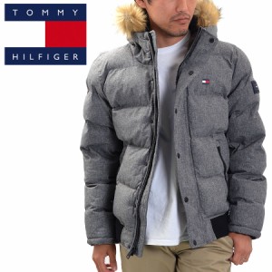 【送料無料】TOMMY HILFIGER トミーヒルフィガー ジャケット 159AP863 GREY 中綿ジャケット USAモデル 大きいサイズ