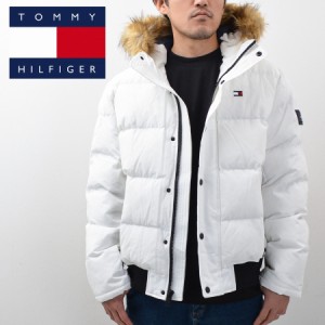 TOMMY HILFIGER ダウンジャケット メンズ 159AP863 WHITE トミーヒルフィガー 中綿ジャケット 大きいサイズ