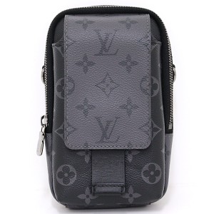 ルイ ヴィトン LOUIS VUITTON ダブル･フォンポーチ ショルダーバッグ モノグラム･エクリプス リバース キャンバス M81321 未使用品