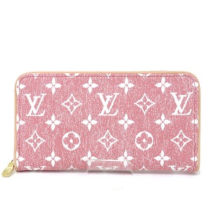 ルイヴィトン LOUIS VUITTON ジッピー・ウォレット モノグラム・デニム ピンク M81182 長財布 未使用品