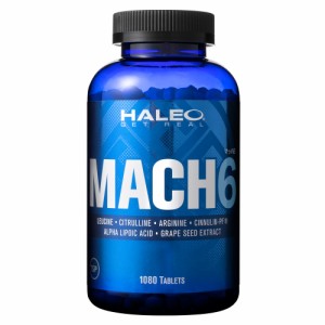 クーポン利用可 ! HALEO (ハレオ) マッハ6 1080タブレット　アミノ酸  サプリメント ロイシン 2,000mg、シトルリン 1,000mg、アルギニン 