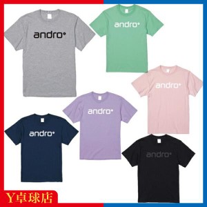 最安値挑戦中！ネコポス可 アンドロ(andro) ナパＴシャツ コットン 全6色 卓球ウェア [M便 1/2]