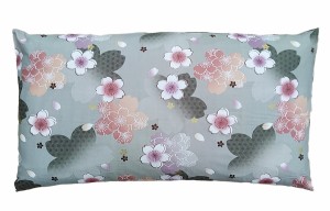 長座布団カバー Watしじら桜 グリーン 約 ６８ｘ１２０ cm 【ネコポス便限定商品】68 120 68x120