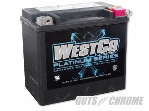 9800-4010 WESTCOバッテリー 91-96ダイナ/ソフテイル OEM 65989-90B/WCP16L