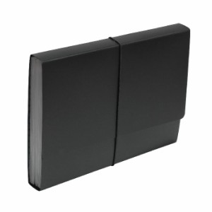 エキスパンディングファイル A4  ブラック SOLID ファイルケース ジャバラ 13ポケット 公式通販サイト