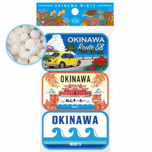 ミント缶 OKINAWAミント缶 16g 3缶ｾｯﾄ 首里城 ルート58 ウェイブ ミントタブレット 沖縄優良県産品 お土産 沖縄限定