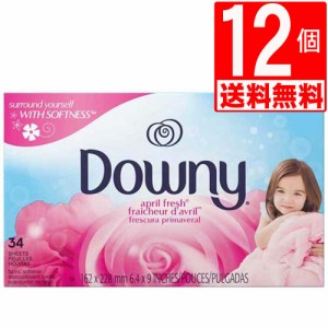 ダウニーシート34枚入　Downy Sheets　乾燥機用ドライシート　34枚×12個[1ケース][送料無料]　エイプリルフレッシュ