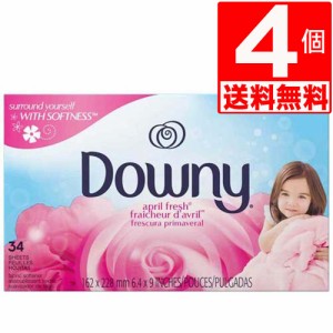 ダウニーシート34枚入　Downy Sheets　乾燥機用ドライシート　34枚×4個[送料無料]　エイプリルフレッシュ